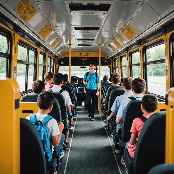 Quels sont les avantages des dispositifs de détection de la qualité de l'air intérieur pour les véhicules de transport scolaire?